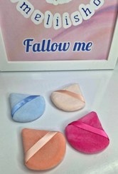 تصویر پد مثلثی ۳ عددی پودر فیکس و پنکک - کرم 