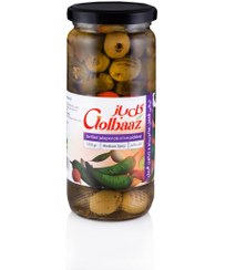 تصویر گل باز ترشی فلفل هالوپینو و زیتون گریل 460گ 