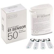 تصویر نوار تست قند خون آرکری مدل Glucocard-01 Sensor بسته 50 عددی به همراه سوزن تست قند خون بسته 100 عددی 