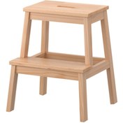 تصویر بهترین قیمت چهارپایه چوبی مدل BEKVAM ایکیا | ایکیا کده 