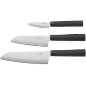 تصویر ست 3 تکه چاقوی ایکیا مدل 503.468.29 Ikea FORSLAG ا Ikea FORSLAG 503.468.29 knife set 3 pices Ikea FORSLAG 503.468.29 knife set 3 pices