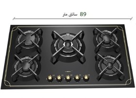 تصویر اجاق گاز شیشه ای کلاسیک RG-569C رابیتس 