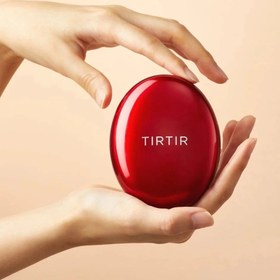 تصویر کوشن قرمز تیر تیر TIRTIR - 24W SOFT BEIGE TIRTIR Mask Fit Cushion RED