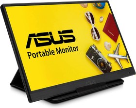 تصویر مانیتور قابل حمل 15.6 اینچی ایسوس مدل Asus ZenScreen MB165B Asus ZenScreen MB165B Portable USB Monitor 15.6 inch- HD