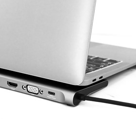 تصویر هاب 10 پورت USB-C جی سی پال 