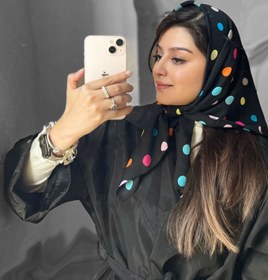 تصویر مینی اسکارف توپ رنگی 