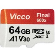 تصویر کارت حافظه 64 گیگابایت ویکومن فاینال microSDXC کلاس 10 با سرعت 90 مگابایت در ثانیه 