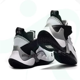 تصویر کفش بسکتبال مردانه ایر جرد ن Air Jordan Why Not Zer 0.2 Black White 