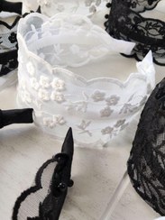 تصویر تل گیپوری مشکی و سفید خالدار 