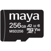 تصویر کارت حافظه microSDXC مایا مدل MSD256 استاندارد UHS-I ظرفیت 256 گیگابایت Maya MSD256 256GB Class 10, U3, V30 100MB/s 25MB/s
