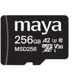 تصویر کارت حافظه microSDXC مایا مدل MSD256 استاندارد UHS-I ظرفیت 256 گیگابایت Maya MSD256 256GB Class 10, U3, V30 100MB/s 25MB/s