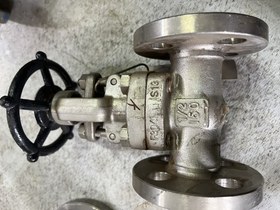 تصویر شیر کشویی 1/2 اینچ کلاس 150 از جنس STEM 316 SEAT HF DISC HF BODY 304L GATE VALVE 1/2" #150 STEM 316 SEAT HF DISC HF BODY 304L