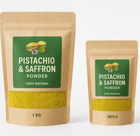 تصویر پودر لاته پسته زعفران - latte 