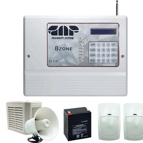 تصویر پک دزدگیر اماکن سیم کارتی gap مدل g14 GAP G14 Burglar Alarm System Package