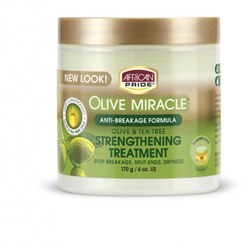 تصویر کرم ضد موخوره کاسه ای زیتون میراکل آفریکن پراید African Pride Olive Miracle Anti-Breakage Creme 170g 