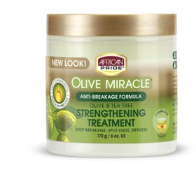 تصویر کرم ضد موخوره کاسه ای زیتون میراکل آفریکن پراید African Pride Olive Miracle Anti-Breakage Creme 170g 