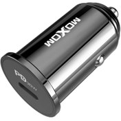 تصویر شارژر فندکی تک پورت نانو موکسوم MX-VC16 MOXOM MX-VC16 Nano PD Single Port Car Charger