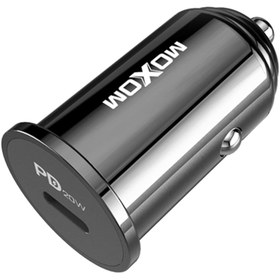 تصویر شارژر فندکی تک پورت نانو موکسوم MX-VC16 MOXOM MX-VC16 Nano PD Single Port Car Charger