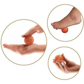 تصویر گوی ماساژ نمک Salt massage ball