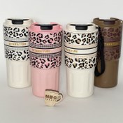 تصویر تراول ماگ پلنگی SITARAYURI ظرفیت ۶۰۰ میل 