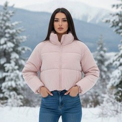 تصویر کاپشن کوتاه میکرو (پفکی) 