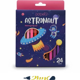 تصویر ماژیک نقاشی 24 رنگ پاپلی کد 501005 