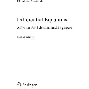 خرید و قیمت دانلود کتاب Differential Equations: A Primer for Scientists ...