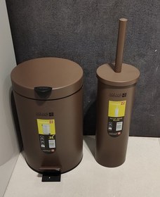 تصویر سطل و برس کنتراست مدل 008 قهوه ای سطل و برس کنتراست مدل 008 قهوه ای