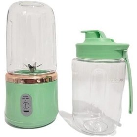 تصویر شیکر شارژی گنجایش MULTI-FUNCTION0.3 تک فنجان مخلوط کن خردکن شارژی portable juicer A-803 310ML