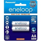 تصویر باتری قلمی قابل شارژ پاناسونیک مدل Eneloop BK-3MCCE/4BT بسته 4 عددی Panasonic Eneloop BK-3MCCE/4BT Rechargeable AA Battery Pack Of 4