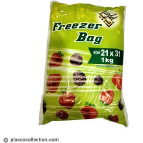 تصویر پلاستیک فریزر 1 کیلویی سایز21*31 زیبا 