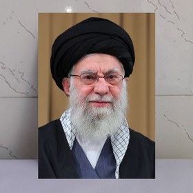 تصویر قاب شاسی رهبری با چفیه و نورانی 