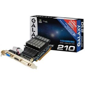 تصویر کارت گرافیک گلکسی مدل GeForce-210-1GB Galaxy GeForce-210-1GB-DDR3 Graphics Card