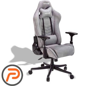 تصویر صندلی گیمینگ رنزو فابریک grey 