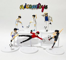 تصویر فیگور کاپیتان سوباسا ست ۶ عددی سایز ۱۰ سانتیمتر 