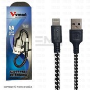 تصویر کابل آیفون پاوربانکی وی اسمارت 20Cm مدل Vs-63 کنفی 