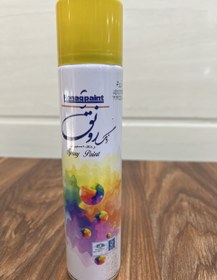 تصویر اسپری رنگ رونق زرد 