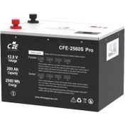 تصویر باتری لیتیوم قابل شارژ سیستم خورشیدی 2560S-pro CFE ظرفیت 2560 کیلووات 
