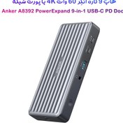 تصویر هاب 9 کاره 60 وات 4K مارک Anker مدل Anker A8392 PowerExpand 9-in-1 ا Anker A8392 PowerExpand 9-in-1 USB-C PD Dock - Series 3 Anker A8392 PowerExpand 9-in-1 USB-C PD Dock - Series 3