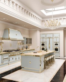 تصویر کابینت کلاسیک مدرن سبک 2025 