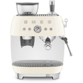 تصویر اسپرسوساز اسمگ مدل EGF03 کرم ا SMEG Espresso Maker EGF03CREU SMEG Espresso Maker EGF03CREU