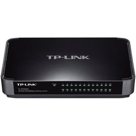 تصویر سوييچ 24 پورت مگابيت و دسکتاپ تی پی لينک مدل TL-SF1024M TP-LINK TL-SF1024M 24-port 10/100Mbps Desktop Switch