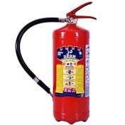 تصویر کپسول آتش نشانی 6 کیلوگرمی پودر و گاز برند دژ DEZH Brand 6kg Powder and Gas Fire Extinguisher