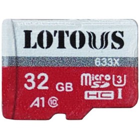 تصویر کارت حافظه‌ microSDHC لوتوس استاندارد U3 A1 مدل 633X ظرفیت 32 گیگابایت Lotous Memory Card 633X microSDHC U3 A1 - 32GB