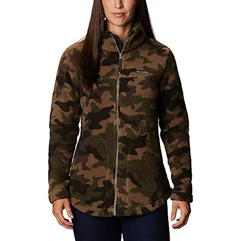 Columbia camo fleece deals jacket women's