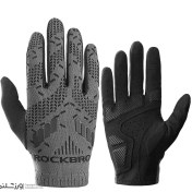 تصویر دستکش دوچرخه سواری تنفس پذیر راک براس کد 2092 - سایز لارج 