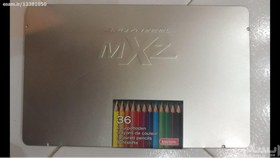 تصویر مداد رنگی حرفه ای 36رنگ جعبه فلزی BRUYNZEEL هلند 