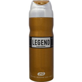 تصویر اسپری خوشبو کننده بدن مردانه عماد آرا مدل Legend حجم 200 میلی لیتر Emad Ara Legend Perfumed Deodorant Body Spray For Men