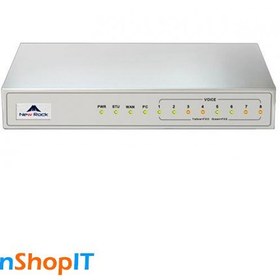 تصویر گیت وی نیوراک مدل MX8A-4FXO NewRock MX8A-4FXO Gateway