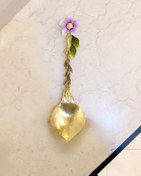 تصویر قاشق آجیل خوری شاخه برنجی | مدل 1 